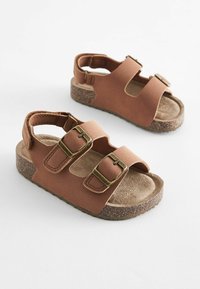 Next CUSHIONED DOUBLE BUCKLE TOUCH FASTENING STANDARD - Dětské boty - terracotta brown