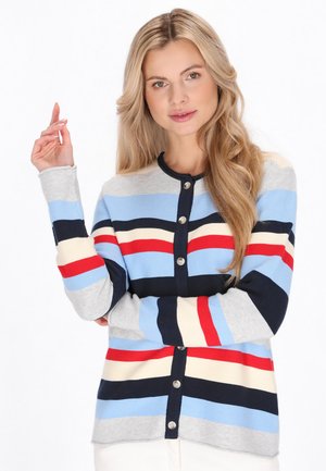 Strickjacke - navy multicolor