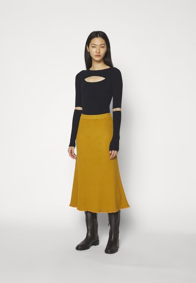 Rodebjer FLY - Φούστα σε γραμμή Α - camel