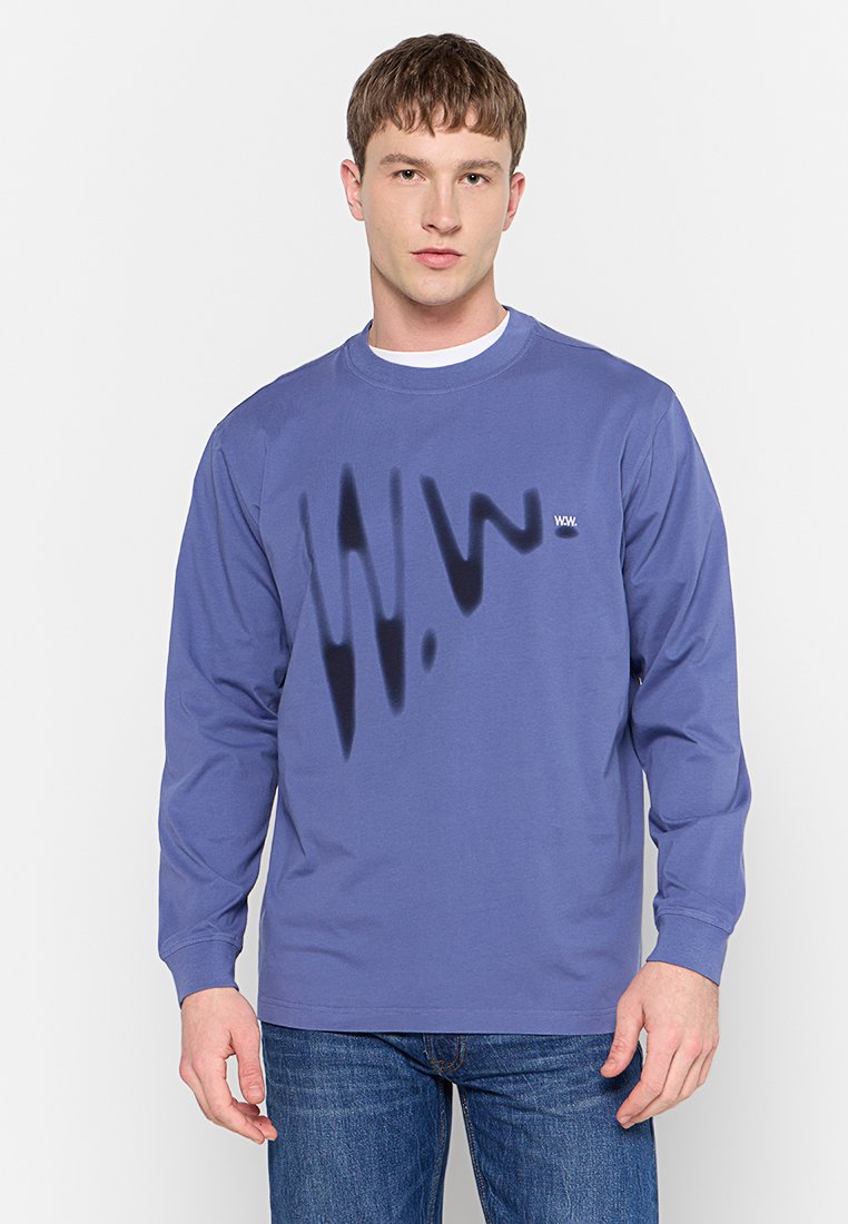 WOOD WOOD Longsleeve blauw