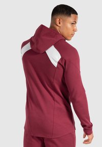 Smilodox MAISON - Felpa con zip - bordeaux