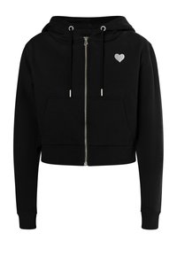 CROPPED BIANY  - Sweater met rits - schwarz