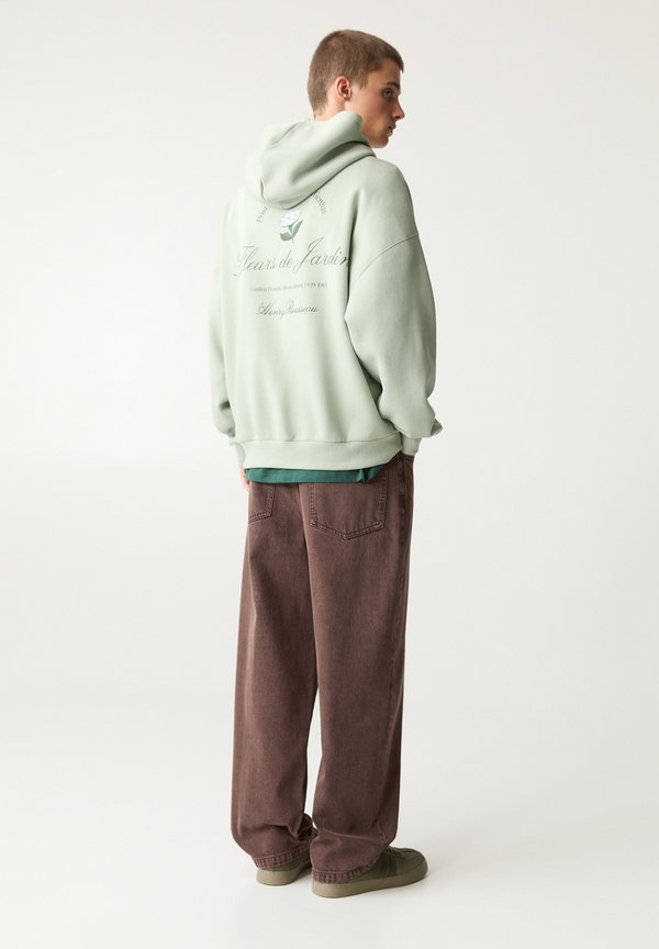 FLEURS DE JARDIN - Kapuzenpullover - turquoise