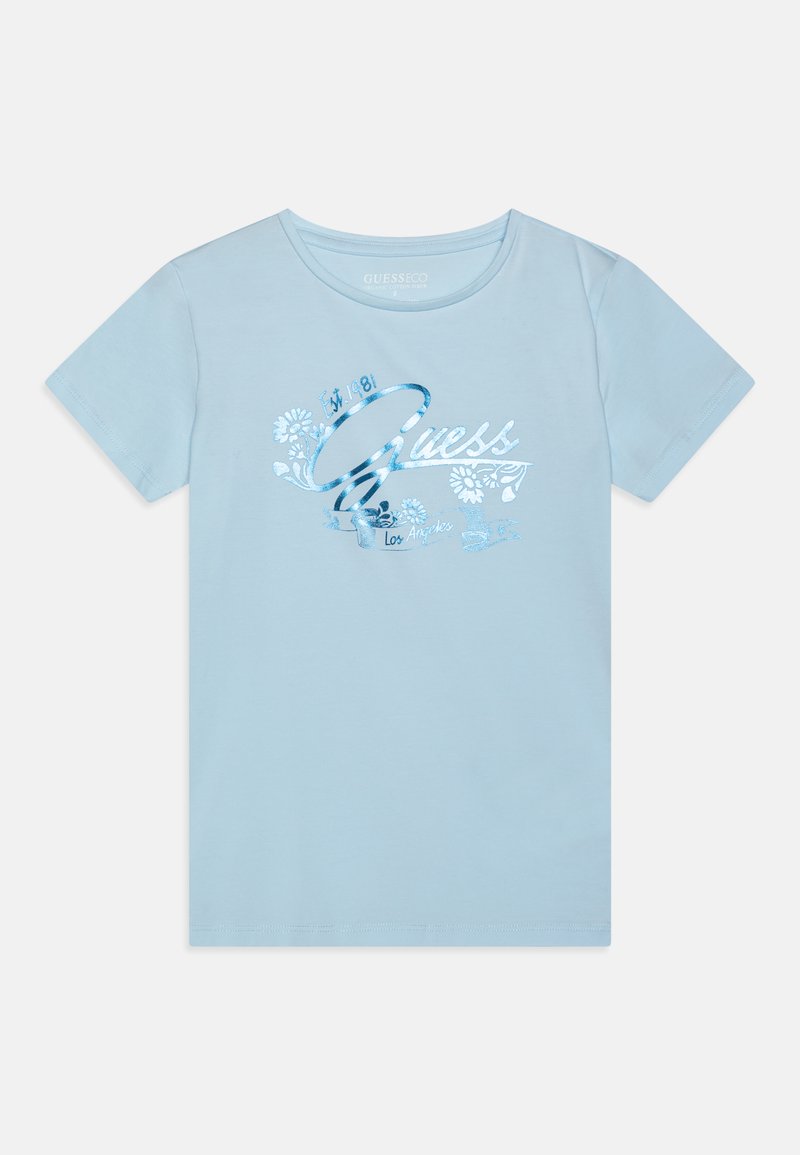 Guess JUNIOR - Apdrukāts T-krekls - himmelblau