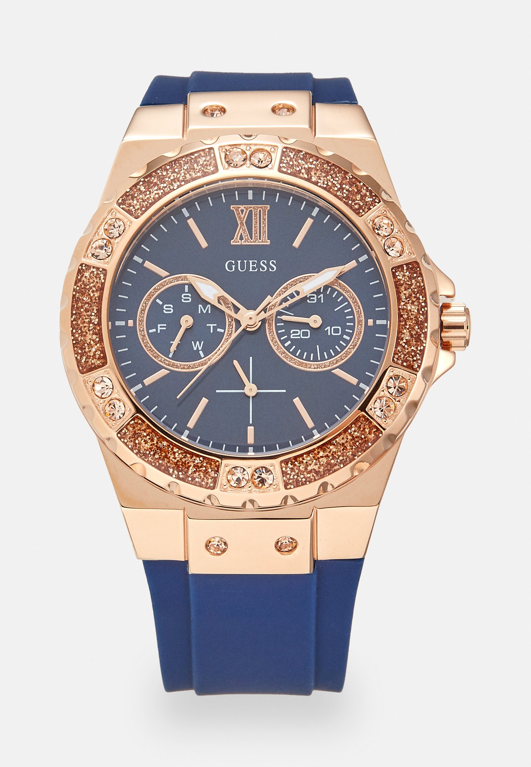guess horloges dames rose goud
