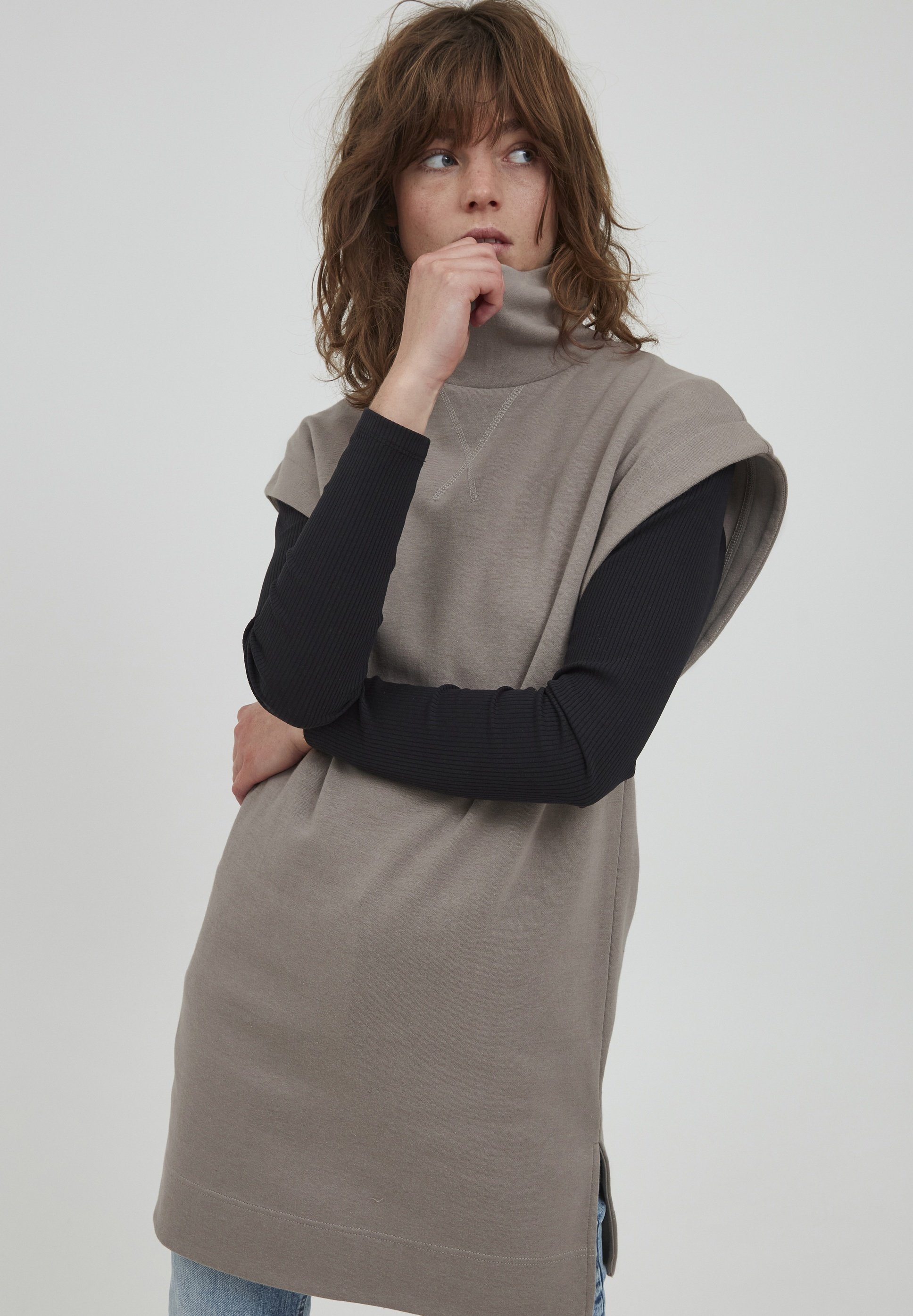 ICHI IHJicinta - T-shirt basic - driftwood/marrone - Zalando.it