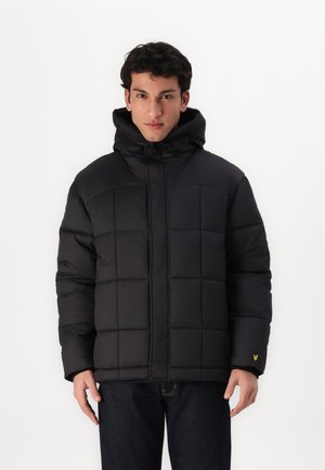 QUILTED PANNELLED JACKET - Veste d'hiver - jet black