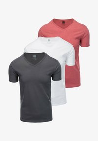 Selezionato, dark grey white red