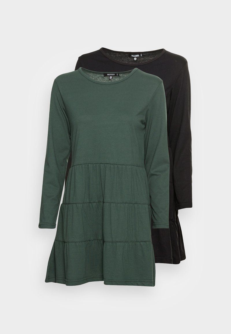Missguided Jerseyjurk donkergroen