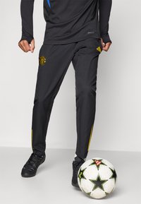 adidas Performance MANCHESTER UNITED PANT - Klubu apģērbs - black/blue/tribe yellow