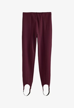 Next, PETITE FIT - PONTE STIRRUP LEGGINGS - Leggings - Hosen - burgundy red