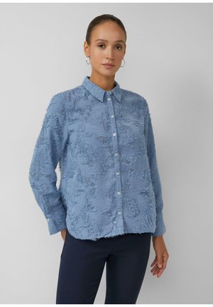 Overhemdblouse - hellblau