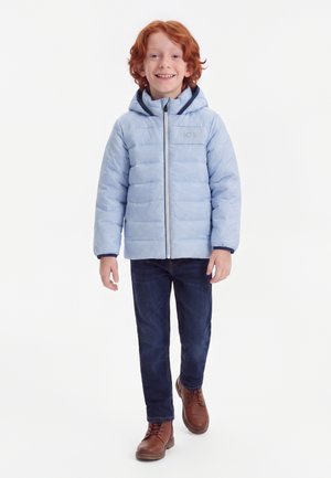 BOSS Kidswear, REVERSIBLE PUFFER JACKET KIDS TEENS - Μπουφάν με πούπουλα - pale blue