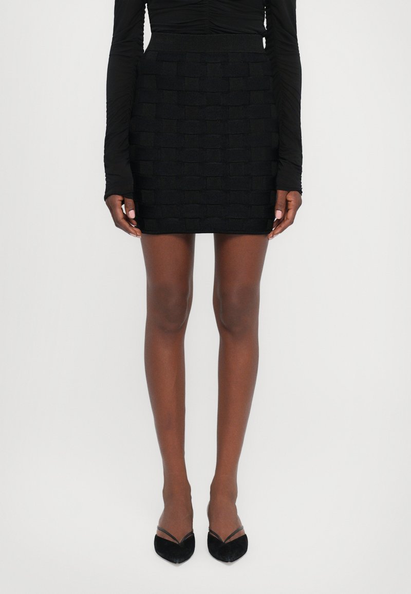 TOVE - ASH SKIRT - Minijupe - black, Agrandir