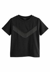 EMBELLISHED WESTERN COWBOY FRINGE REGULAR FIT - Osnovna majica kratkih rukava - black