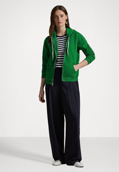Polo Ralph Lauren FLEECE FULL ZIP HOODIE - Užtrauktuku užsegamas treningas - hillside green