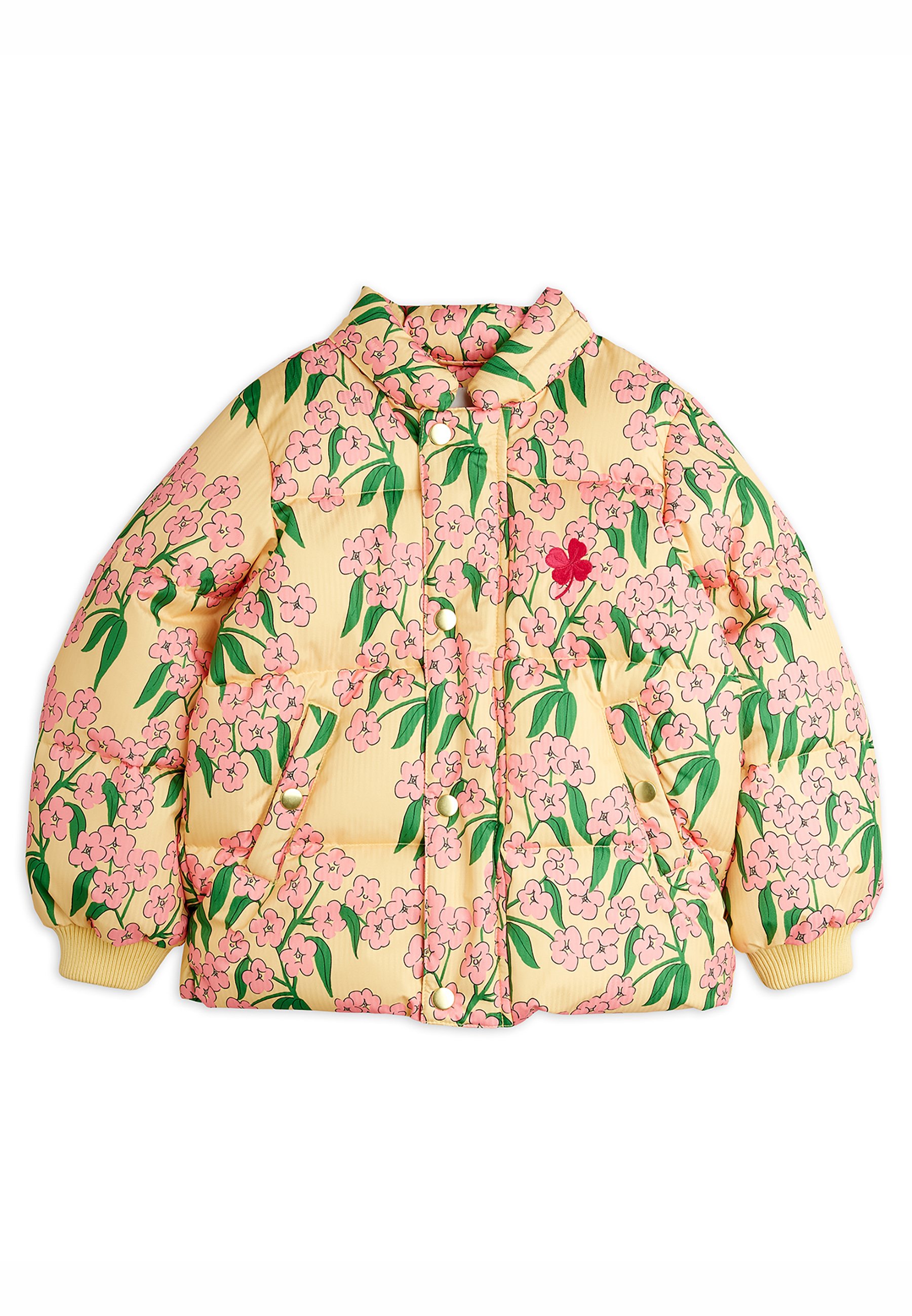 Mini Rodini ALPINE FLOWERS HOODED PUFFER UNISEX - Winter jacket