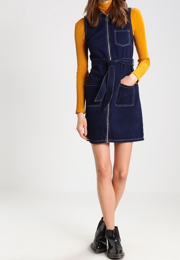 Dorothy Perkins Denim dress - royal blue - (Pre-owned) - Zalando.ie