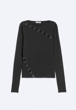 Weekday, AVRIL PIERCING - Блуза с дълги ръкави - black