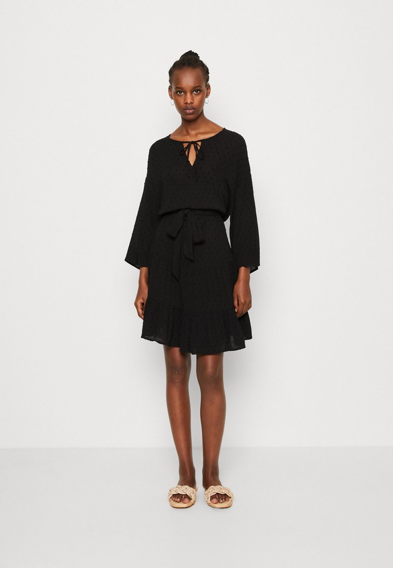 JDY JDYLIVO LIFE BELT DRESS - Kasdienė suknelė - black