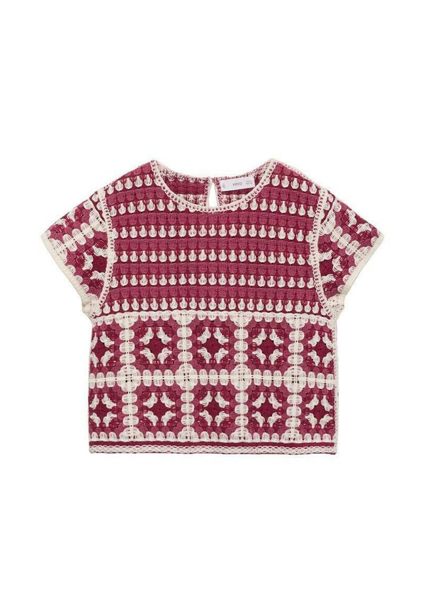 AMARA - Bluse - erdbeerrot