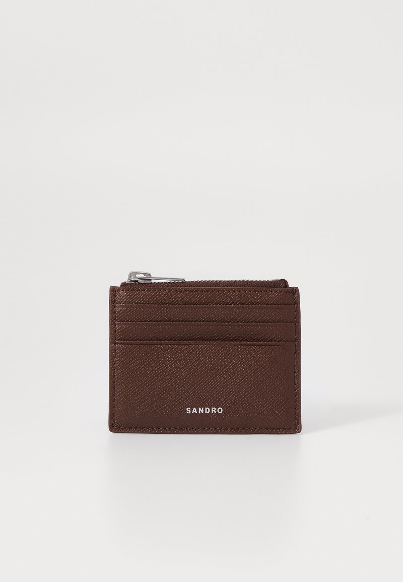 sandro ZIPPER UNISEX - Portafoglio - marron foncé