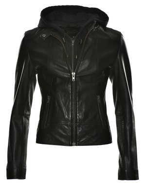Leather jacket - black