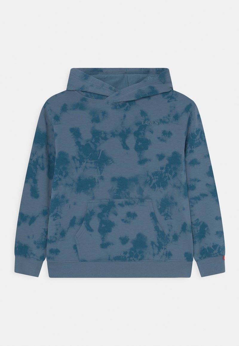 Levi's® TIE DYE HOODIE - Jersey con capucha - aegean blue
