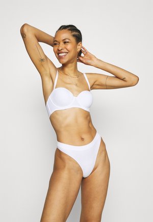 2 PACK - Reggiseno con spalline regolabili - white/nude