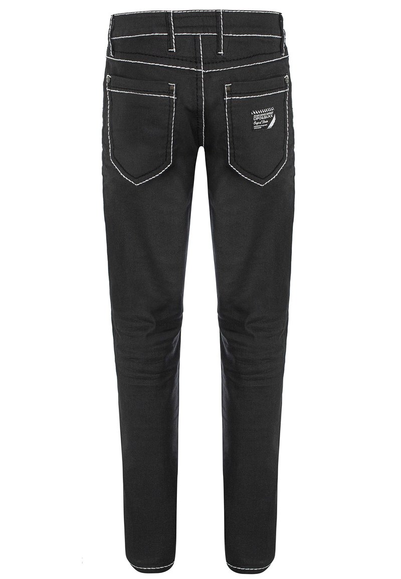 Herren Skinny Fit | Cipo & Baxx Jeans Straight Leg black/schwarz - XR75345 Herren Skinny Fit | Cipo & Baxx Jeans Straight Leg black/schwarz - XR75345