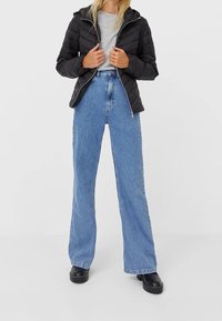 Stradivarius Giacca da mezza stagione - black