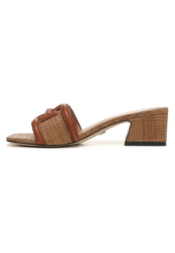 SLIDES WAYLON - Pantolette hoch - rich cognac