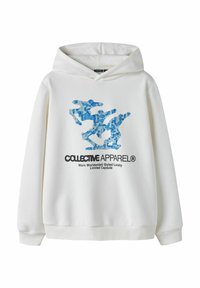 LMTD LOOSE FIT - Felpa con cappuccio - white alyssum