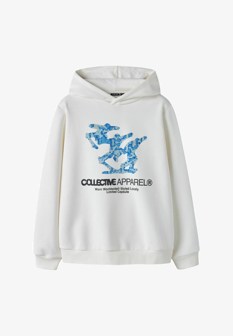 LMTD LOOSE FIT - Felpa con cappuccio - white alyssum