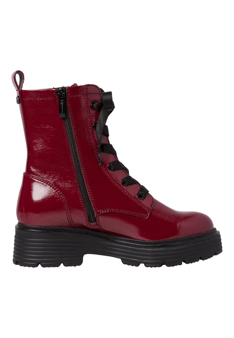 Damen Ankle Boots | Tamaris Plateaustiefelette dk scarlet pat/bordeaux - MJ45295 Damen Ankle Boots | Tamaris Plateaustiefelette dk scarlet pat/bordeaux - MJ45295