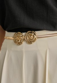 Next CORSAGE FLOWER  STRETCH   - REGULAR FIT - Bælter - gold