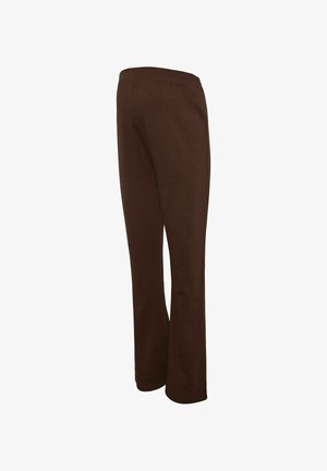MAMALICIOUS, TROUSERS REGULAR FIT FLARED LEGS TROUSERS - Pantalon classique - hot fudge