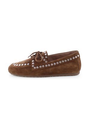 LOAFER DROP - Sportieve veterschoenen - caramel