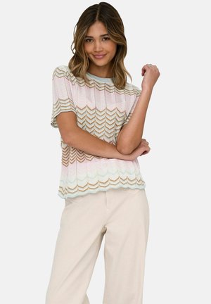 ALVIRA  - Print T-shirt - cloud blue