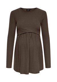 Unselected, chocolate brown