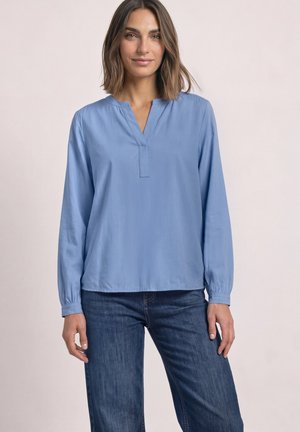 Street One, SPLIT NECK TUNIKA - Blouse - northern blue
