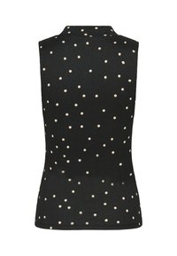 Kaffe KAKATRINE PRINTED - Top - black deep w sandshell dots