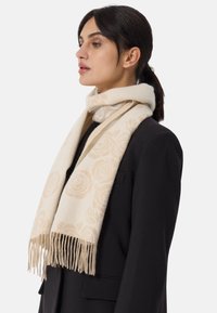 CASH-MERE UNISEX - Sciarpa - beige und weiss