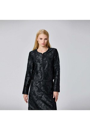 BROCART AVEC BIAIS - Blazer - noir