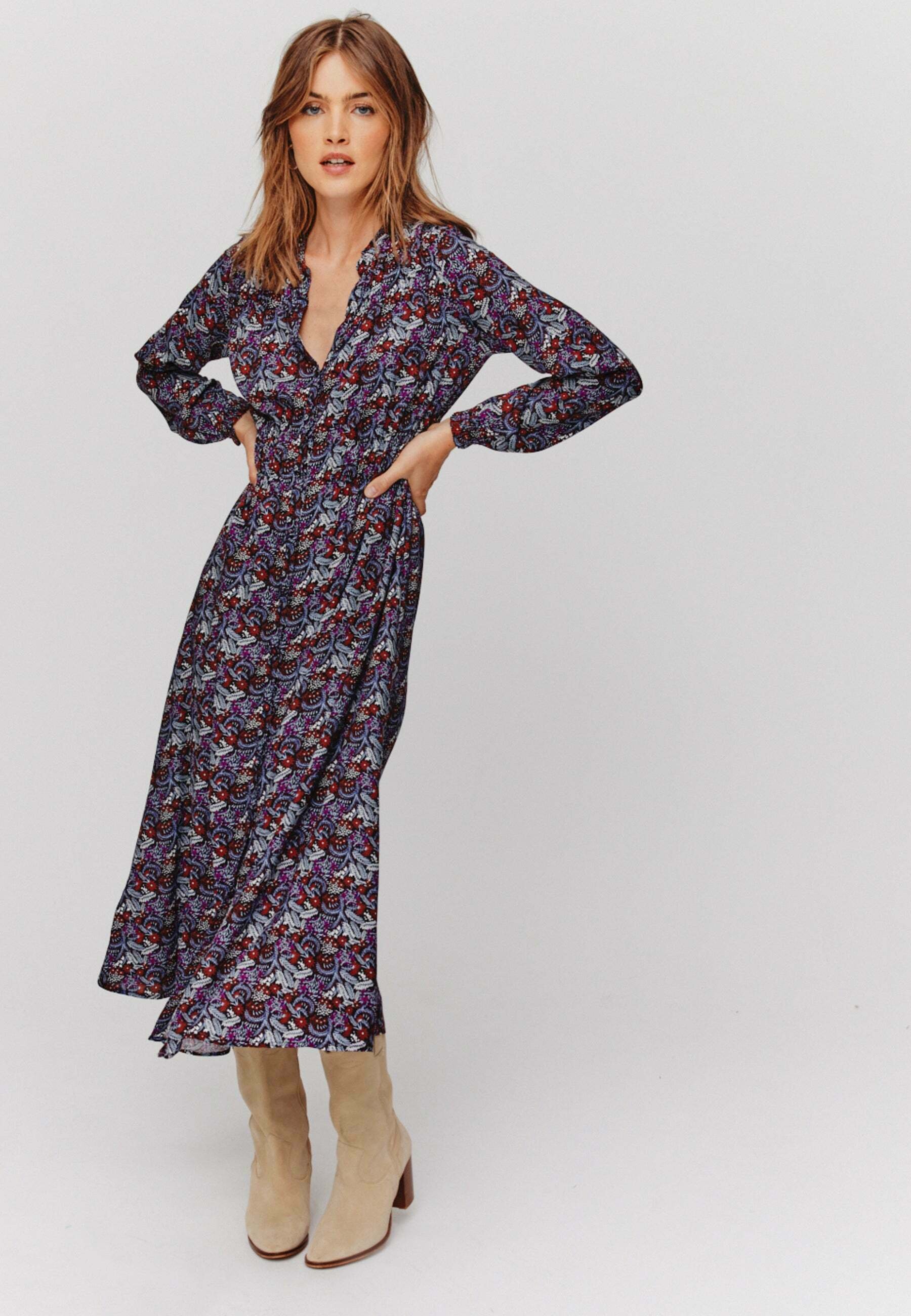 robe mi longue zalando