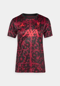 adidas Performance LIVERPOOL FC - Klubové oblečenie - black/pure ruby