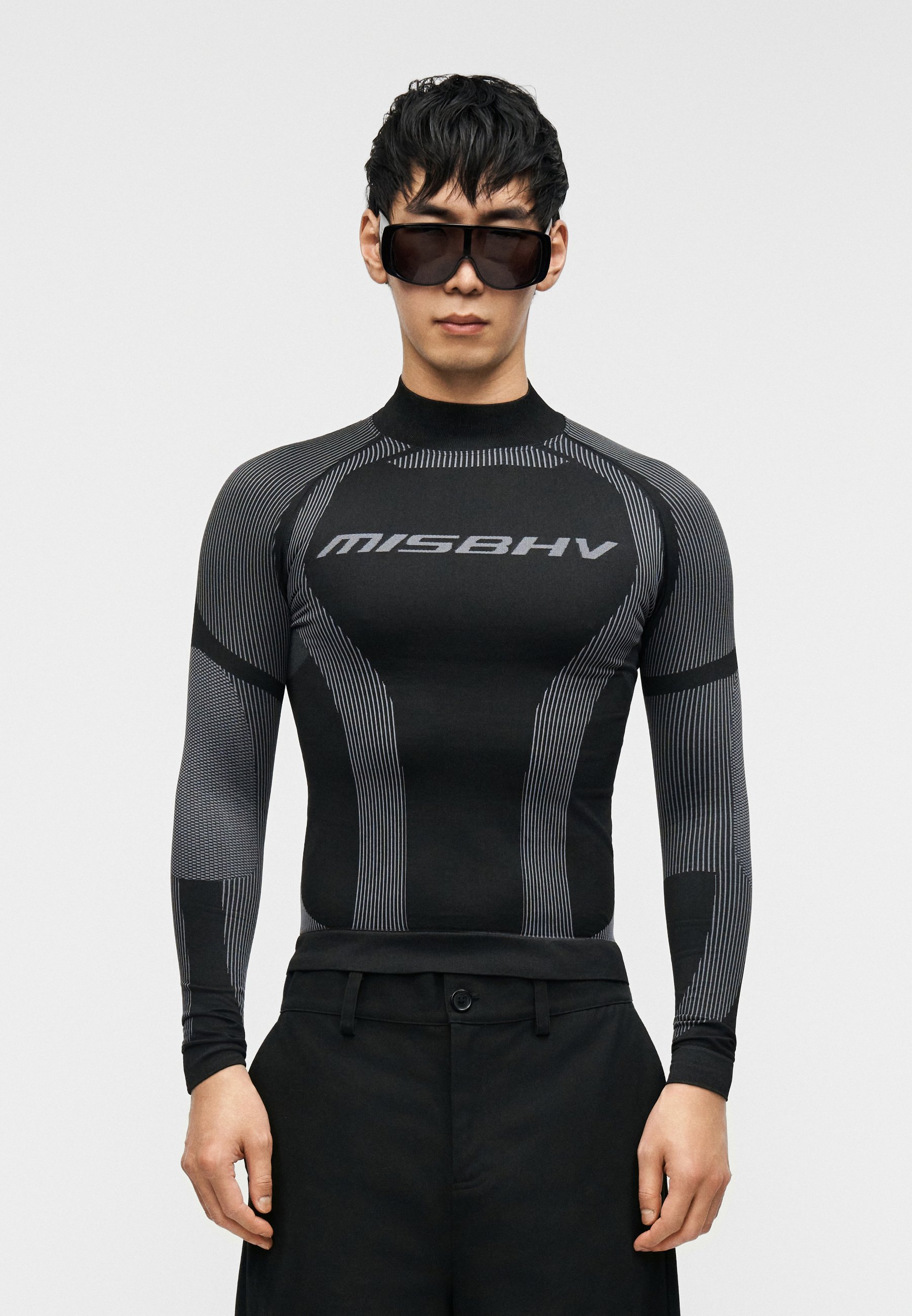 MISBHV SPORT LONG SLEEVE - Camiseta de manga larga - muted black