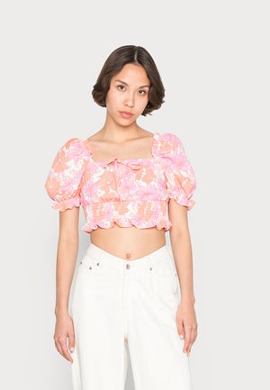 PUFF SHORT SLEEVES - Bluser - pink
