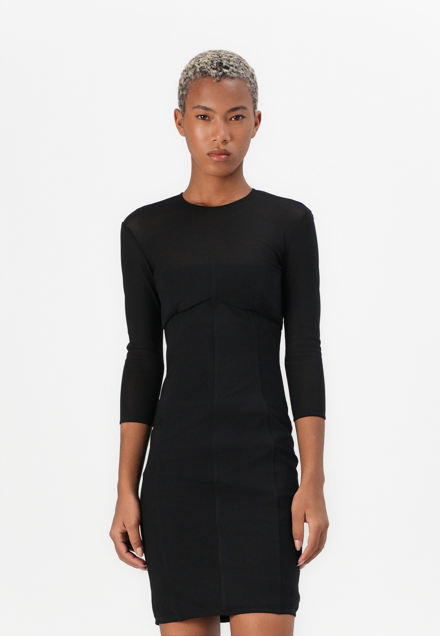 Pinko GIOSTRA ABITO POWER - Day dress - nero limousine/black - Zalando.co.uk