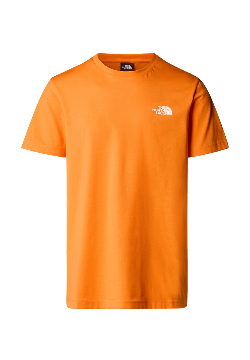 The North Face M SS SIMPLE DOME TEE - Sport T-Shirt - digital orange ...